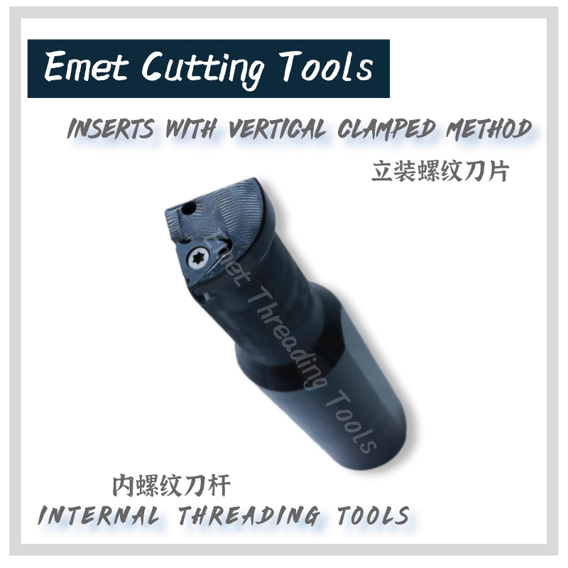 EMET Threading Tools/yrerer Teading Tools/external Threading Tools/inSert kan klemmes af både lodrette og vandrette metoder/turning værktøjer